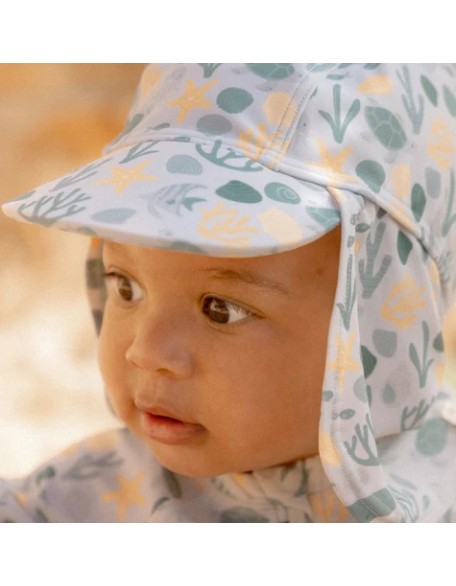 Капа Seashells and Stripes 1/2/3 - Little Dutch Капа Seashells and Stripes 1/2/3 - Little Dutch