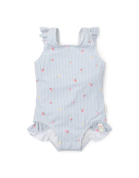 Женски купачи Blue Sunny Flowers 98/104 - Little Dutch