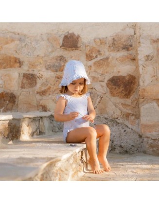 Женски купачи Blue Sunny Flowers 74/80 - Little Dutch