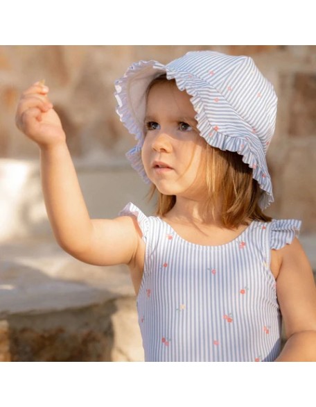 Женски купачи Blue Sunny Flowers 86/92 - Little Dutch