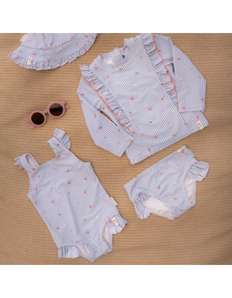 Женски купачи Blue Sunny Flowers 86/92 - Little Dutch