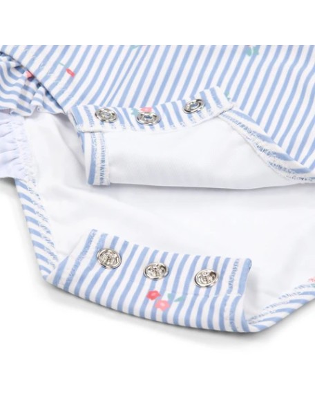 Женски купачи Blue Sunny Flowers 86/92 - Little Dutch