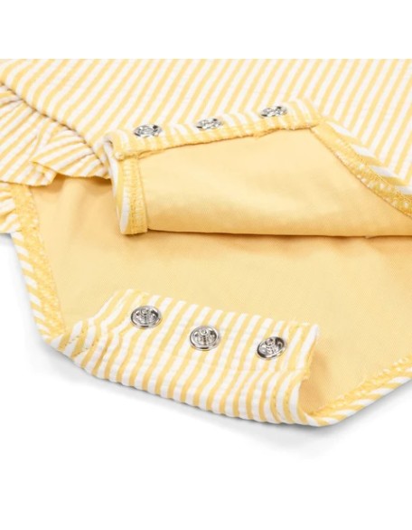 Едноделен костим за капење Yellow Ocean Treasures 74/80 - Little Dutch