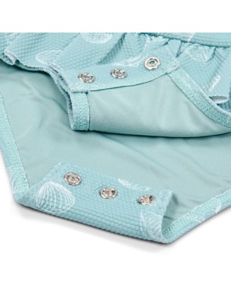 Едноделен костим за капење Green Ocean Treasures 62/68 - Little Dutch