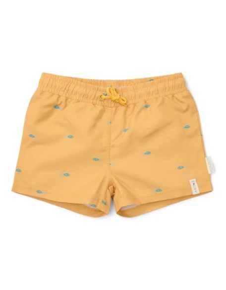 Шорцеви за капење Yellow Seashells and Stripes 86/92 - Little Dutch