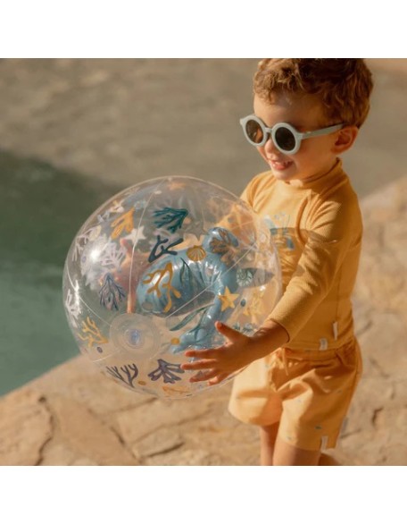 Шорцеви за капење Yellow Seashells and Stripes 74/80 - Little Dutch