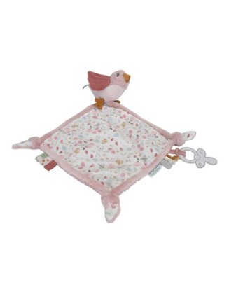 Мека играчка и држач за цуцла - Flowers and Butterflies, Little Dutch
