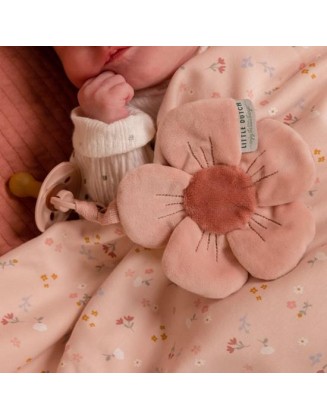 Мек држач за цуцла цвет - Flowers and Butterflies, Little Dutch