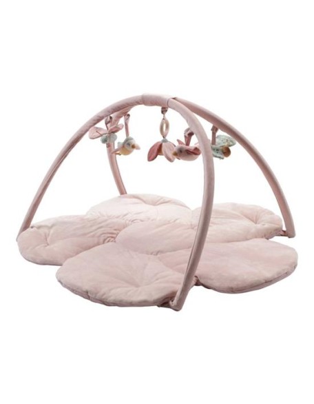 Мека подлога со висечки активности - Flowers and Butterflies, Little Dutch