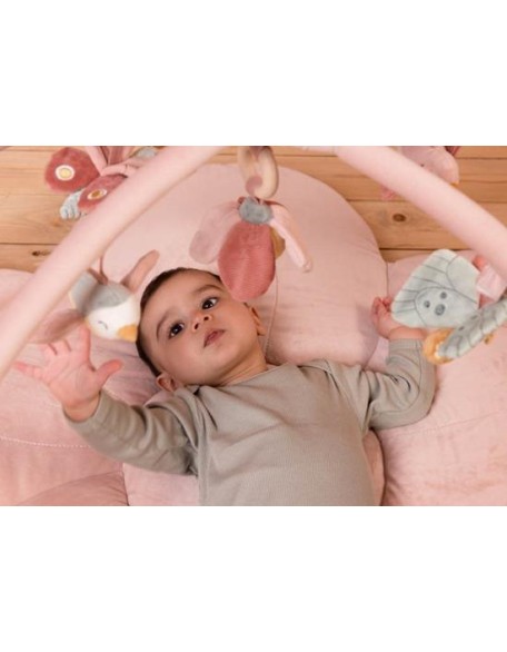 Мека подлога со висечки активности - Flowers and Butterflies, Little Dutch