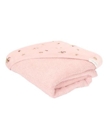 Бањарка пешкир со вез - розева 100x100, Little Dutch