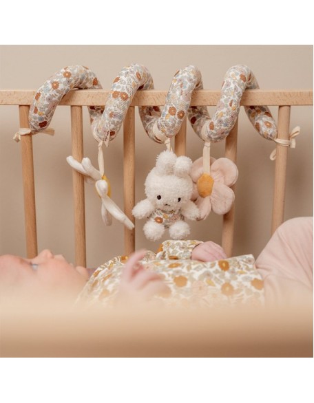 Мека спирала со активности - Miffy, Vintage Little Flowers, Little Dutch