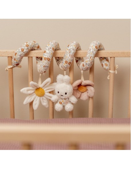 Мека спирала со активности - Miffy, Vintage Little Flowers, Little Dutch