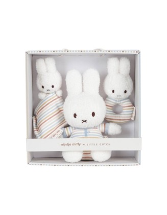 Сет за бебе во кутија - Miffy, Vintage Sunny Stripes, Little Dutch
