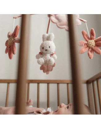Музичка вртелешка со меки играчки - Miffy lucky blossom, Little Dutch