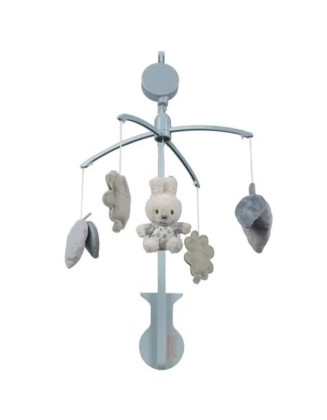 Музичка вртелешка со меки играчки - Miffy lucky leaves, Little Dutch