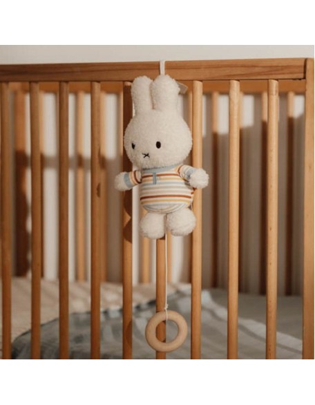 Музичко зајче Miffy - Vintage Sunny Stripes, Little Dutch Музичко зајче Miffy - Vintage Sunny Stripes, Little Dutch