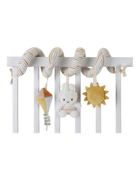 Мека спирала со активности - Miffy, Vintage Sunny Stripes, Little Dutch