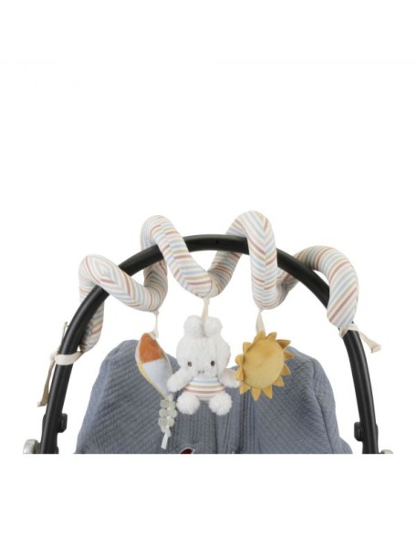 Мека спирала со активности - Miffy, Vintage Sunny Stripes, Little Dutch