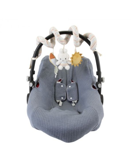 Мека спирала со активности - Miffy, Vintage Sunny Stripes, Little Dutch