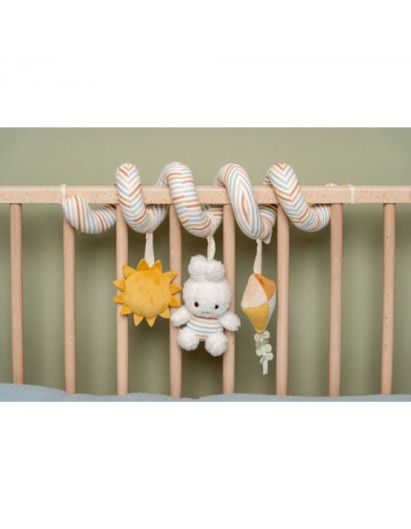 Мека спирала со активности - Miffy, Vintage Sunny Stripes, Little Dutch