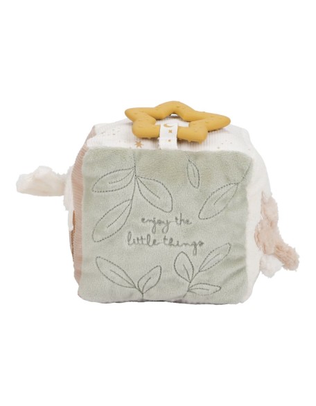 Мека коцка со активности - Newborn Naturals, Little Dutch