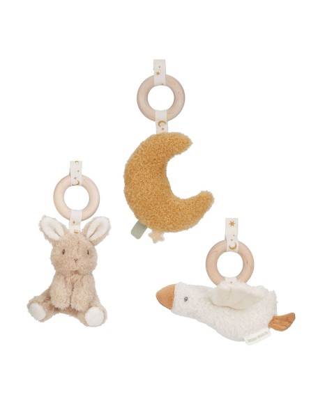 Дрвена постојка со активности - Newborn Naturals, Little Dutch