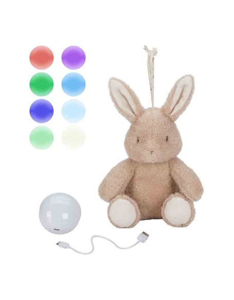 Светлосно и музичко зајче  - Baby Bunny, Little Dutch