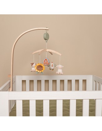 Музичка вртелешка со меки играчки - Little farm, Little Dutch