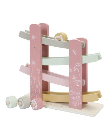 Дрвена тркачка патека со диви цвеќиња - Little Dutch Дрвена тркачка патека со диви цвеќиња - Little Dutch