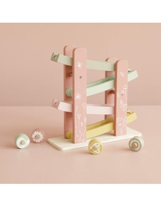 Дрвена тркачка патека со диви цвеќиња - Little Dutch