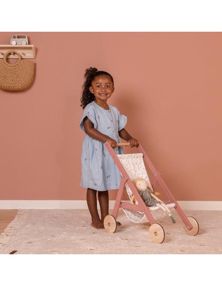 Количка за кукли - Flowers and Butterflies, Little Dutch