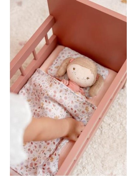 Креветче за кукли со постелнина -  Little Dutch