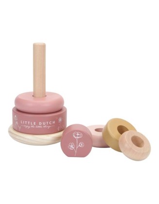 Кула за редење прстени со ротирачко дно - Wild Flowers, Little Dutch