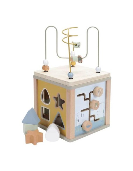 Дрвена коцка со активности - Little Goose, Little Dutch