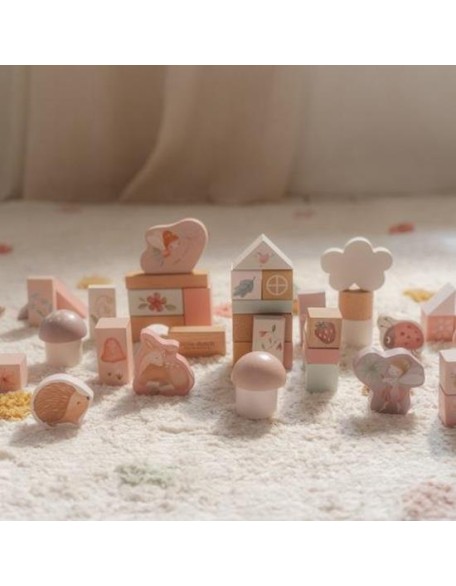 Сет дрвени коцки - Fairy Graden, Little Dutch