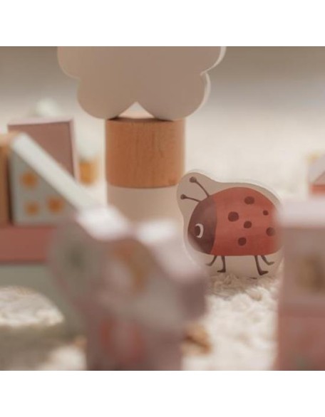 Сет дрвени коцки - Fairy Graden, Little Dutch