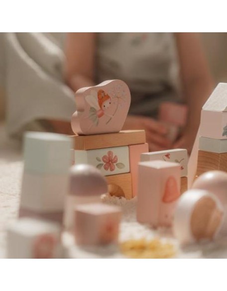 Сет дрвени коцки - Fairy Graden, Little Dutch