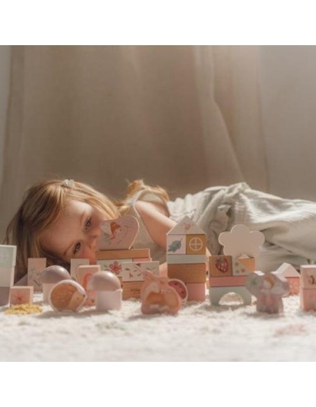 Сет дрвени коцки - Fairy Graden, Little Dutch