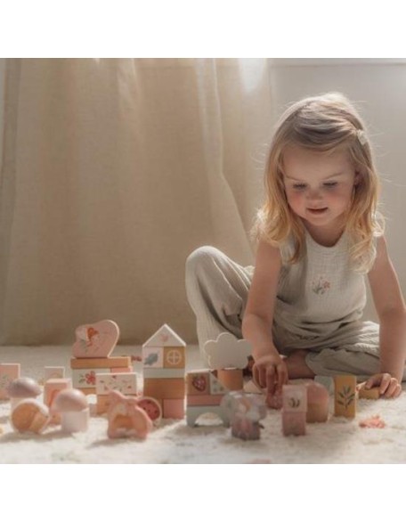 Сет дрвени коцки - Fairy Graden, Little Dutch