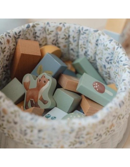 Сет дрвени коцки - Forest Friends, Little Dutch