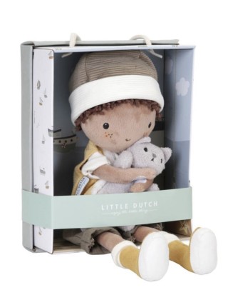 Мека кукла Џејк - 35 см, Little Dutch