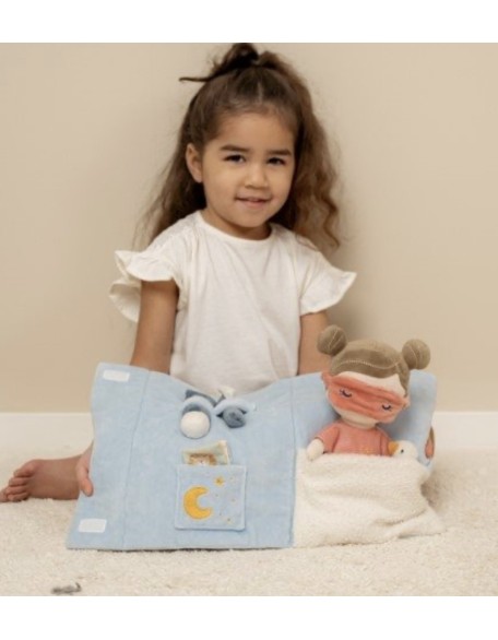 Кукла Роса - сет за спиење во торбичка за носење, Little Dutch