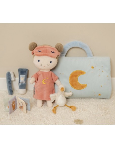 Кукла Роса - сет за спиење во торбичка за носење, Little Dutch