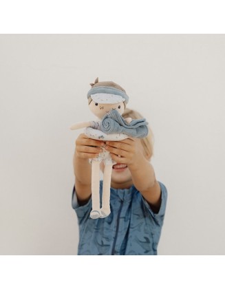 Мека летна кукла Џим - 35 см, Little Dutch