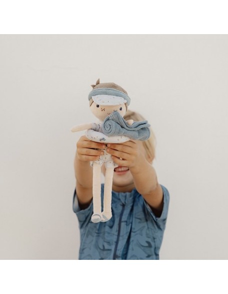 Мека летна кукла Џим - 35 см, Little Dutch