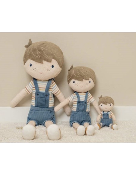 Мека кукла Џим - 50 см, Little Dutch