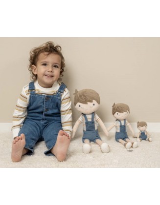 Мека кукла Џим - 50 см, Little Dutch