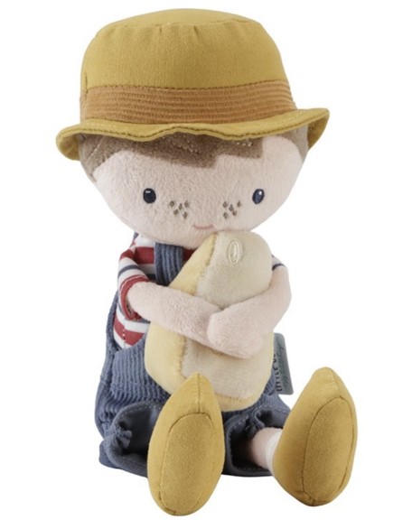 Мека кукла Џим фармер - 35 см, Little Dutch