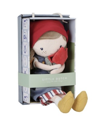 Мека кукла Роса фармерка - 35 см, Little Dutch